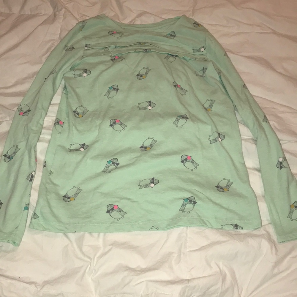 Girls Long-sleeve owl shirt